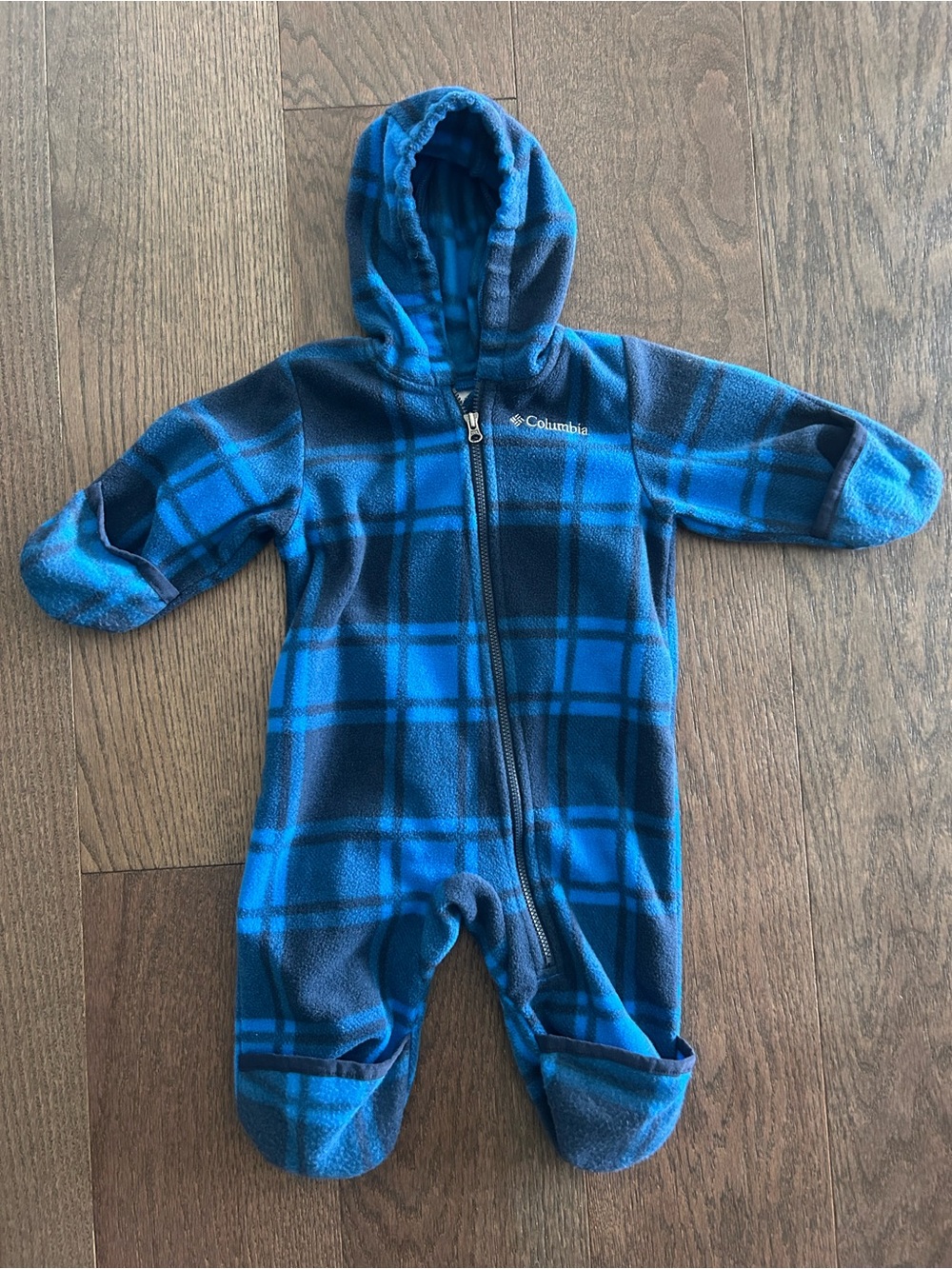 Columbia Size 3-6 month Baby Boy's Fleece Bunting Suit